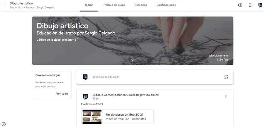 Curso de dibujo y pintura online